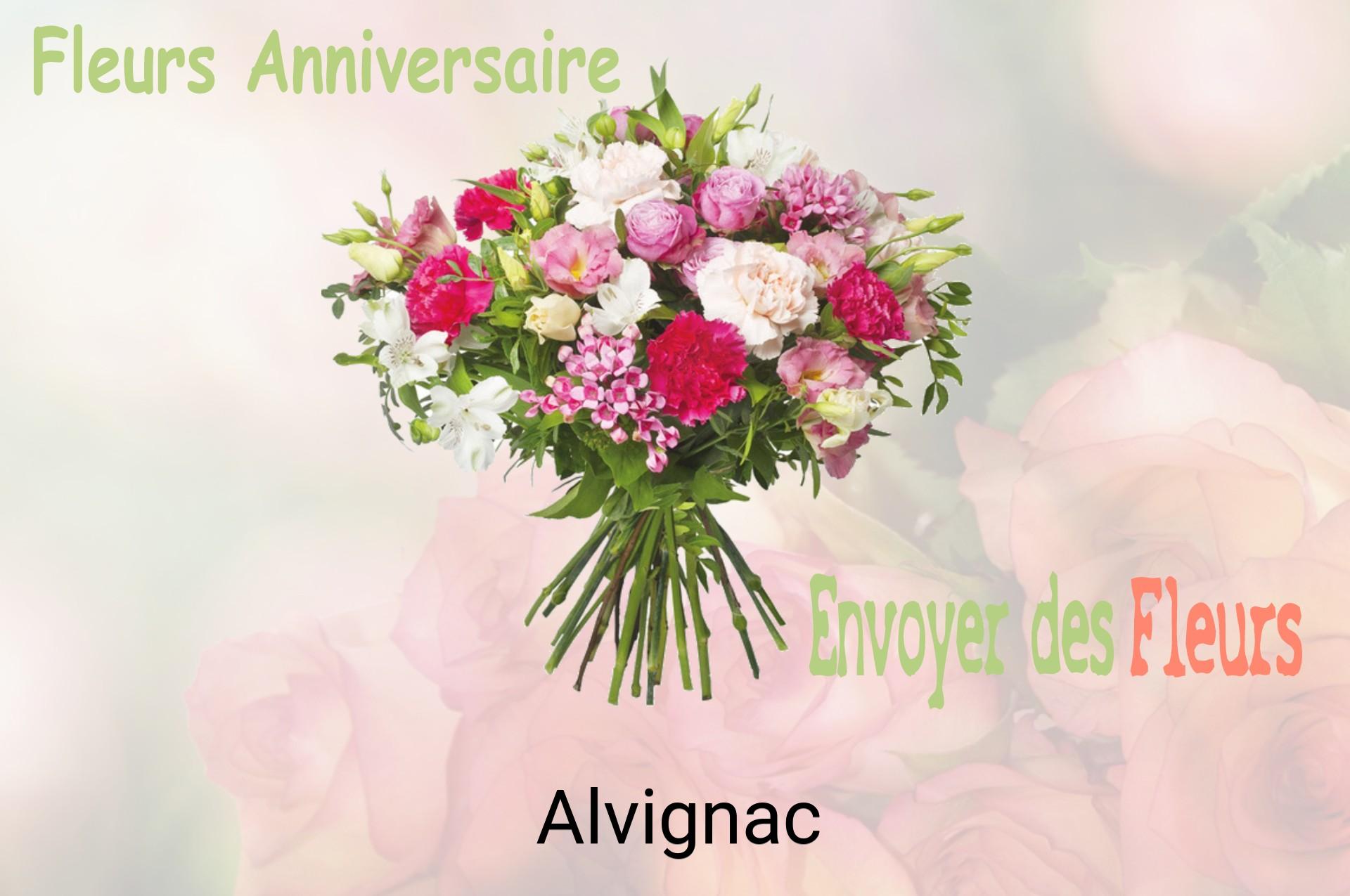 Bouquet de fleurs d’anniversaire livré à Alvignac